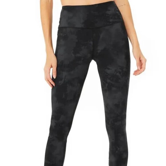 Alo Yoga Hifh Waist Solarized Tie Dye Leggings Full Length sz Xs - Picture 1 of 8
